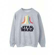 Star Wars Mens Rainbow Sweatshirt (Sports Grey) - Grey - View 2