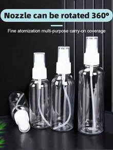 20/30/50/100ml 透明喷雾瓶宠物乳液小喷雾瓶、液体分配瓶、便携式旅行袋、多种规格、香水瓶、家居浴室装饰、秋季装饰、返校、旅行装、便携 - 無色 - 查看 3