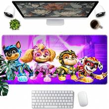 1pc  Cartoon Characters Printed XXL Mousepad, Multi-Functional Desk Mat For Gaming, Office, And PC, Soft Rubber Material With Non- Base, Smooth Surface, Perfect Gifts For Kids,  Fans, Family And Friends, Mouse Pads For Desk