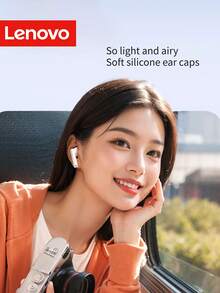 Lenovo Novos Fones de Ouvido Sem Fio 2025, Fones de Ouvido TWS, Fones de Ouvido Intra-Auriculares, Vida Útil da Bateria Super Longa, Corrida e Esportes, Cancelamento de Ruído de Chamada, Compacto e Portátil, Adequado como Presente de Feriado