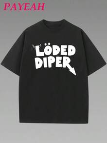 Payeah Loded Diper Tshirt World Book Day T-Shirt 1 Pcs 220g Heavy Cotton T Shirt |   Relaxed Fit |   Plus Size - trắng - Xem 1