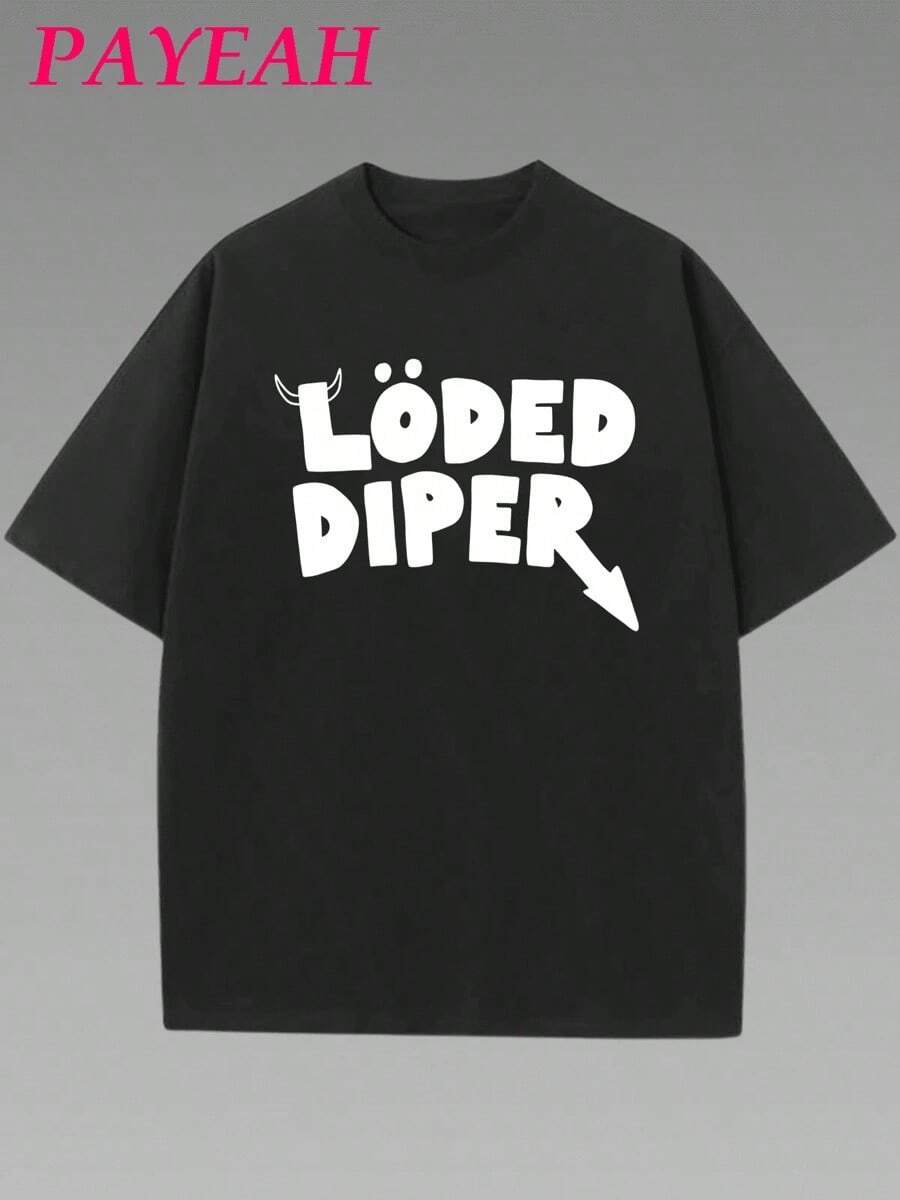 Payeah Loded Diper Tshirt World Book Day T-Shirt 1 Pcs 220g Heavy Cotton T Shirt |   Relaxed Fit |   Plus Size - trắng - Xem 1