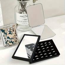 1/2个装 36/100格带盖首饰盒，耳环首饰托盘，戒指首饰展示托盘，简约天鹅绒戒指盒，首饰盒，耳环首饰收纳盒，防尘首饰展示盒，女士礼物 - 彩色 - 查看 12