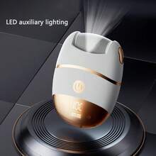 1 件可充电数字显示电动足部抛光机，可更换抛光头用于去除老茧，USB 充电，便携且易于使用，可充电老茧去除器，电池容量：500mAh