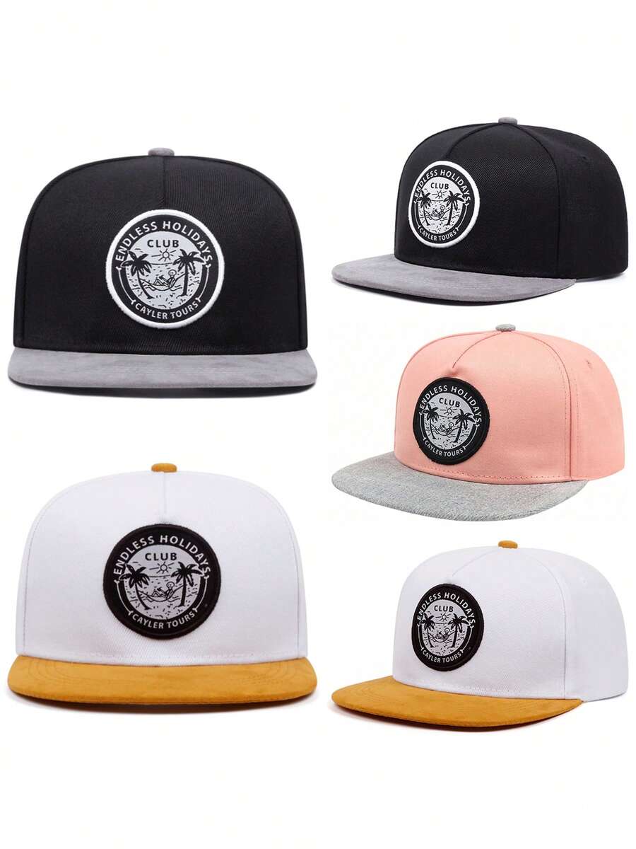 2025 Fashion And Creative New Baseball Hat CLUB Coconut Embroidered Men's Outdoor Climbing Fishing Sunshade Hat Street Rock Skateboarding Hat Street Dance Sports Hip Hop Hat Women's Daily Leisure Commuting Decorative Hat Multi Functional Adjustable Flat Edge Hat