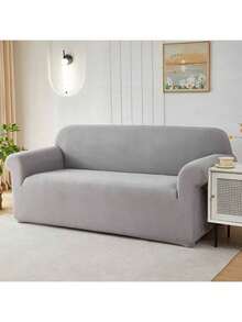 1PC 1/2/3/4 Seats Elastic Corn Grain Sofa Cover Solid Color Anti Slip Living Room And Bedroom Sofa Cover Dustproof Sofa Cover Sliding All Inclusive Four Season Sofa Cover Detachable Sofa Cover Home Decoration Suitable For Sofas 90-125cm(35-49in) Long / 2 Seat :Suitable For Sofas 145-170cm(57-67in) Long / 3 Seat :Suitable For Sofas 190-210cm(74-83in) Long / 4 Seat :Suitable For Sofas 235-280cm(92-110in) Long