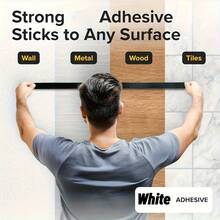 2 卷 39.4 英寸超强磁带 - 易于切割并粘贴在冰箱、白板等上，带有高粘性橡胶条，是办公室、教学、家居装饰配件的优质选择 | 耐用橡胶磁性贴纸，磁带