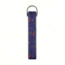 VANS Unisex Shoelaces, Casual Street Style Cashew Flower Print, Length 91CM - Blue - View 2