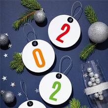 9pcs 1-Inch Vinyl Waterproof Digit Stickers, Self-Adhesive Digital Number Stickers For Scrapbooking