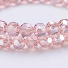 3 4 6 8毫米圆形水晶珠多面彩色玻璃珠散珠隔珠适用于珠宝制作针线活手链项链DIY - 32面球珠 - 查看 9