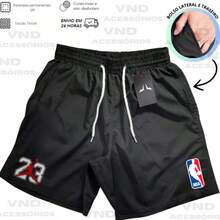 Bermuda Short Mauricinho Tectel Sport Running Gym Immediate Shipping - BASKETBALL NB - 黑色23 - View 1
