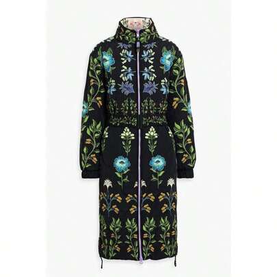 FARM Rio Reversible Floral-Print Quilted Shell Jacket |