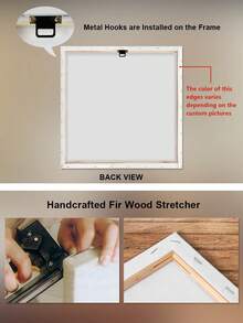 Tranh ghép ảnh tùy chỉnh trên vải canvas, trang trí tường kỷ niệm gia đình cá nhân hóa, kèm khung bền chắc, in chất lượng cao, thích hợp sử dụng trong nhà, hoàn hảo cho phòng khách, hiên nhà, sân vườn, trang trí tường ảnh, trang trí phòng, tranh nghệ thuật treo tường hiện đại. - Nhiều màu - Xem 6