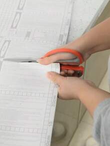 Cabinet Door Decal, Thickened, Waterproof And Oil-Resistant, Kitchen Self-Adhesive Furniture Tabletop, Stove, Imitation Marble Cabinet Door Decal - White - View 5