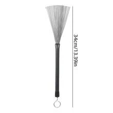 A Drum Brushes Retractable Wire Brushes Drums Drum Sticks Brush With Comfortable Rubber Handles