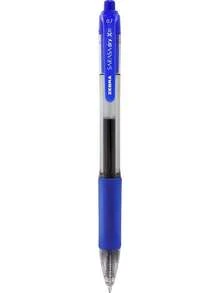 Bolígrafo retráctil de gel de tinta de secado rápido Zebra Sarasa, 0.7mm, azul, paquete de 12 (46820) - Negro - Ver 3