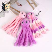 A Cat Toy With Catnip Inside, Designed In Octopus Shape, Can Attract Cats To Play And Help Them Relieve Boredom At Home