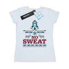 Disney Womens/Ladies Frozen Oaken No Sweat Cotton TShirt (White) - White - View 2