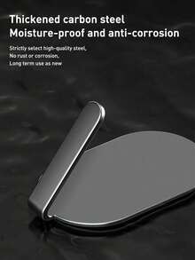 5pcs Strong Adhesive Hooks, No Drilling Needed, Stainless Steel Wall Hanger For Kitchen, Bathroom, Bedroom, Towel, Coat, Keys, Bags