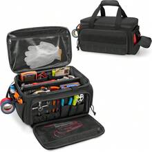 Multi-Functional Tool Storage Bag, Men's Handmade Tool Organizer Bag, Tool Tote Bag, Shooting Range Bag, EDC Bag, Car Repair Tool Bag, For Mechanics, Electricians, Carpenters, Architects, Plumbers, Engineering Maintenance, Home Appliance Repair, Motorcycle Riding