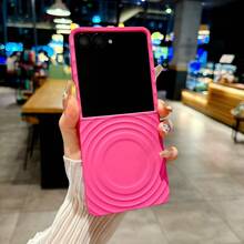 1pc Solid Color Magnetic Transparent Lightweight Popular Fashion Commute Business Foldable Phone Case Compatible With Samsung Galaxy Z Flip8 Galaxy Z Flip7 Galaxy Z Flip7 FE Galaxy Z Flip6 Galaxy Z Flip 5 Phone Case Protective Cover For Men And Women - Multicolor - View 12