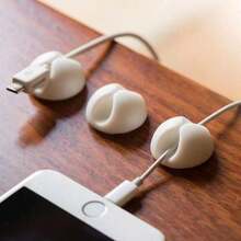 3 piezas Sujetador de cable, Organizador, Sistema de gestión de cables con ganchos adhesivos, color aleatorio, herramientas para hombres