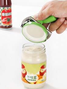 1 Piece Stainless Steel Twist Cap Opener, Universal Adjustable Bottle Opener, Thickened Lid Opener, Labor-Saving Twist Cap, Suitable For The Elderly With Weak Hands And Arthritis - Can Be Easily Used As A Bottle Opener, Can Opener And Jar Lid Opener.