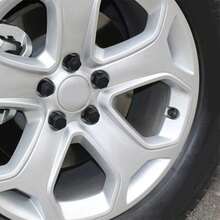 2Set (21pcs/Set) 17mm Black Gloss Alloy Wheel Nut Bolt Covers Caps Universal Set For Any Car - Black - View 7