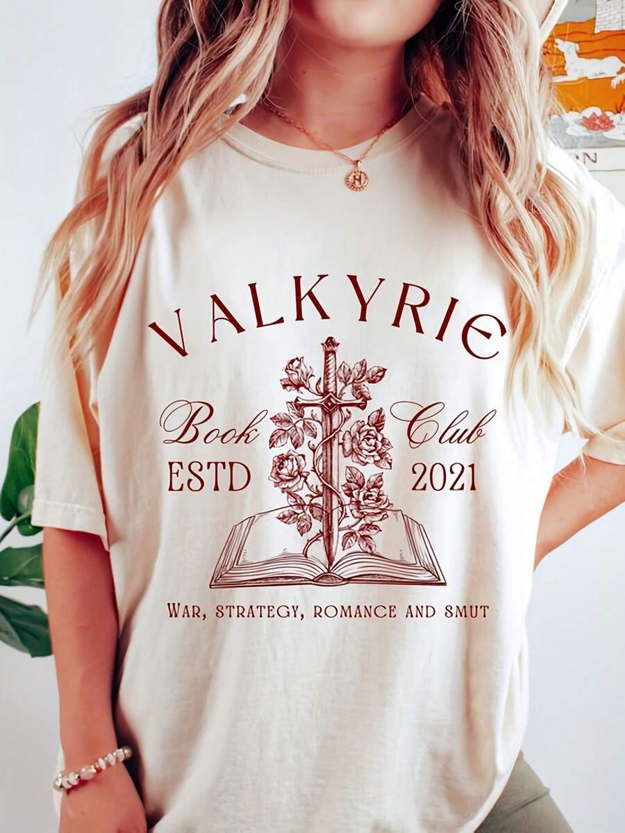 Valkyrie ACOTAR Shirt Sarah J Maas Acotar Merch Velaris Shirt SJM Merch Bookstagram Sarah J Maas Merch Velaris Shirt ACOTAR GifT-S Velaris220G Clic Pure Cotton T-Shirt - The Perfect Blend Of Sual And Act, I For Everyday Wear And The Gym, A Warm Gift For Your HusbandWifetops WoM.En Fall OutfiT.S For WoM.En VaC.Ation OutfiT.S WoM.En Halloween Costume - 白色2 - 查看 1
