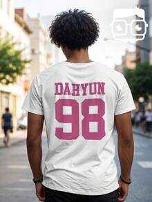 Twice Kpop Dahyun 98 Members T-Shirt Ref 2358 VEST NERD - White - View 4