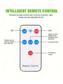 1 pieza Luz de pared solar ultra brillante de 6500K con control remoto, sensor de movimiento y 43 LED para iluminación de patio, resistente al agua IP65 - Blanco - Ver 9