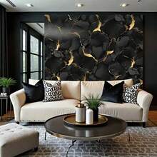 1卷大理石纹理壁纸，花岗岩图案壁纸，适用于旧家具，自粘可移除壁纸，即撕即贴厨房装饰墙贴，覆盖表面，大理石图案壁纸，易于粘贴，家居装饰，客厅和卧室装饰，优雅壁纸