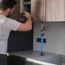 Heavy Duty Telescopic Cabinet Lift Support Adjustable Height (11.81-45.28 Inches) Steel Frame, Suitable For Cabinet Installation, Drywall Installation, Heavy Duty Baseless - For Professional Contractors And DIY Users - Sturdy Lifting Support Pole, Suitable For Construction, Renovation, Warehouse - Space-Saving Design, Can Be Used To Store Renovation Tools, Compact Storage, Durable, Suitable For Home Renovation - Multicolor - View 6