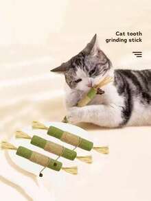 Brinquedo de catnip para gatos, brinquedo de catnip para gatos em ambientes internos, brinquedo de mastigar para gatos para limpeza dos dentes, brinquedo de corda de sisal para limpeza dentária, mastigação, limpeza, durável, provocação, entretenimento próprio, alívio do tédio, petiscos para gatos e gatinhos, brinquedo dental para gatos