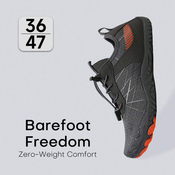 Uniseksowe buty treningowe Barefoot, minimalistyczne, oddychające, siateczkowe, sznurowane trampki na siłownię, trening i zajęcia fitness w pomieszczeniach