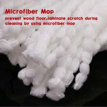 3 Pack Spin Mop Refill - Replacement Head Compatible With O Cedar, Microfiber Spin Mop Refills,Clean The Floor. Easy Floor Cleaning Mop Head Replacement - White - View 2