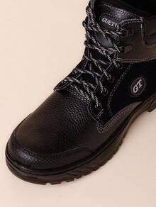 BOTA ELABORADA CON PIEL GENUINA EN COLOR NEGRO, CON UNA SUELA POLIURETANO LIGERA Y COMODA, CON UN ESTILO CASUAL PARA TODA OCASION - Negro - Ver 1