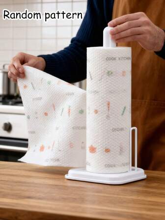 100Pcs/Roll Slouchy Absorbent Thickened Kitchen Paper For Wet And Dry Use, Kitchen Paper Towels, Cleaning Accessories, Absorbent Paper Towels, Dishwashing Oil Proof Paper Towels, Kitchen Paper, Kitchen Supplies, Christmas Party Supplies, Household Cleaning Supplies, Suitable For Kitchens, Restaurants, Parties, Gatherings, Travel, Family Gifts, Home Gifts(Random Pattern)