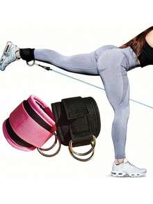 Fitness Ankle Straps-Ankle Strap For Cable Machine-Adjustable D-Ring,One Size Fit With Premium Padding, Glute Kickback Ankle Strap, Ankle Cable Straps For Workout, Booty Workout, Leg Extension, Hip Abductors & Lower Body Exercises., Gym, Sport, Gym, Home Exercise, Sport Accessories, Gym Accessories, CrossFit Accessories