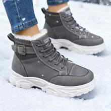 Women's Thick-Soled High-Top Plus Velvet Warm Winter Snow Boots