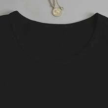 Women's I'm That Grandma Printed Christmas Casual Sweatshirt, Long Sleeved Pullover, Comfortable Fit, Round Neck Design, Breathable Fabric, Casual And Fashionable Top, Suitable For Family Gatherings And Trave - 黑色 - 查看 5