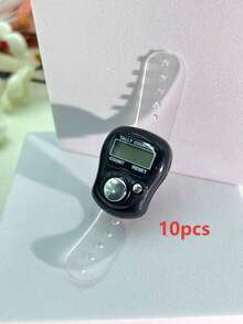 1 pièce Compteur électronique pratique, pression manuelle avec dispositif de comptage électronique de trous, dispositif de comptage intelligent pour entrepôt, comptage d'anneaux, compteur de mode, cadeau de Noël, d'Halloween, d'Action de grâce, cadeau de jeu