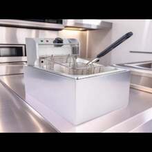 Freidora Eléctrica, Freidora De Acero Inoxidable - Tipo de Enchufe A USA (110-127V) - Ver 3