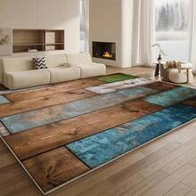 An Area Rug, Newly Upgraded To A High-Density Specification Of 950g/M², Features A Plush Velvet Texture Design That Significantly Enhances Underfoot Comfort. It Boasts Colorfast And Anti-Abrasion Properties, With Reinforced Anti-Slip Particles On The Underside To Improve Grip And Prevent Displacement. Kitchen Rug