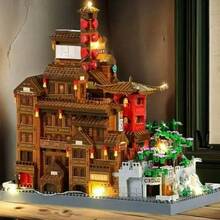 1360 mảnh ghép xây dựng phong cảnh nổi tiếng Huế, khối xây dựng kiến trúc du lịch sáng tạo, chất liệu ABS, gạch nhiều màu, thích hợp làm quà tặng kỷ niệm - đầy màu sắc - Xem 4