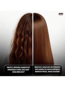 Secador de Cabelo Alta Velocidade 110000rpm Íon Potente Silencioso - Branco - Visão 8