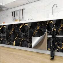 1卷大理石纹理壁纸，花岗岩图案壁纸，适用于旧家具，自粘可移除壁纸，即撕即贴厨房装饰墙贴，覆盖表面，大理石图案壁纸，易于粘贴，家居装饰，客厅和卧室装饰，优雅壁纸