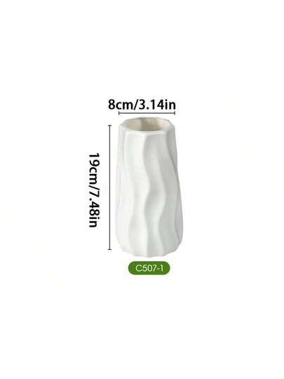 1pc Corrugated Plastic Vase Wit Large High End Moderne Living Room ation Pattern view 4