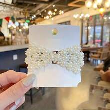 18pcs Elegant Bow Hair Clip Set, French Chic Side Tassel Clips, Plastic Duckbill Clips, Fashion Accessories In Random Styles - 9 chiếc (kiểu ngẫu nhiên) - Xem 3