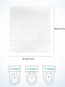 غطاء مقعد المرحاض القابل للتخلص منه والقابل للشطف، غطاء مرحاض ورقي للسفر، للبالغين وتدريب الأطفال على استخدام المرحاض، ضروريات السفر للطائرة والرحلات البرية والتخييم والفنادق، مستلزمات السفر والمدرسة، مستلزمات الفنادق والخارجية، مستلزمات الحمام والشاطئ والفترات الشهرية